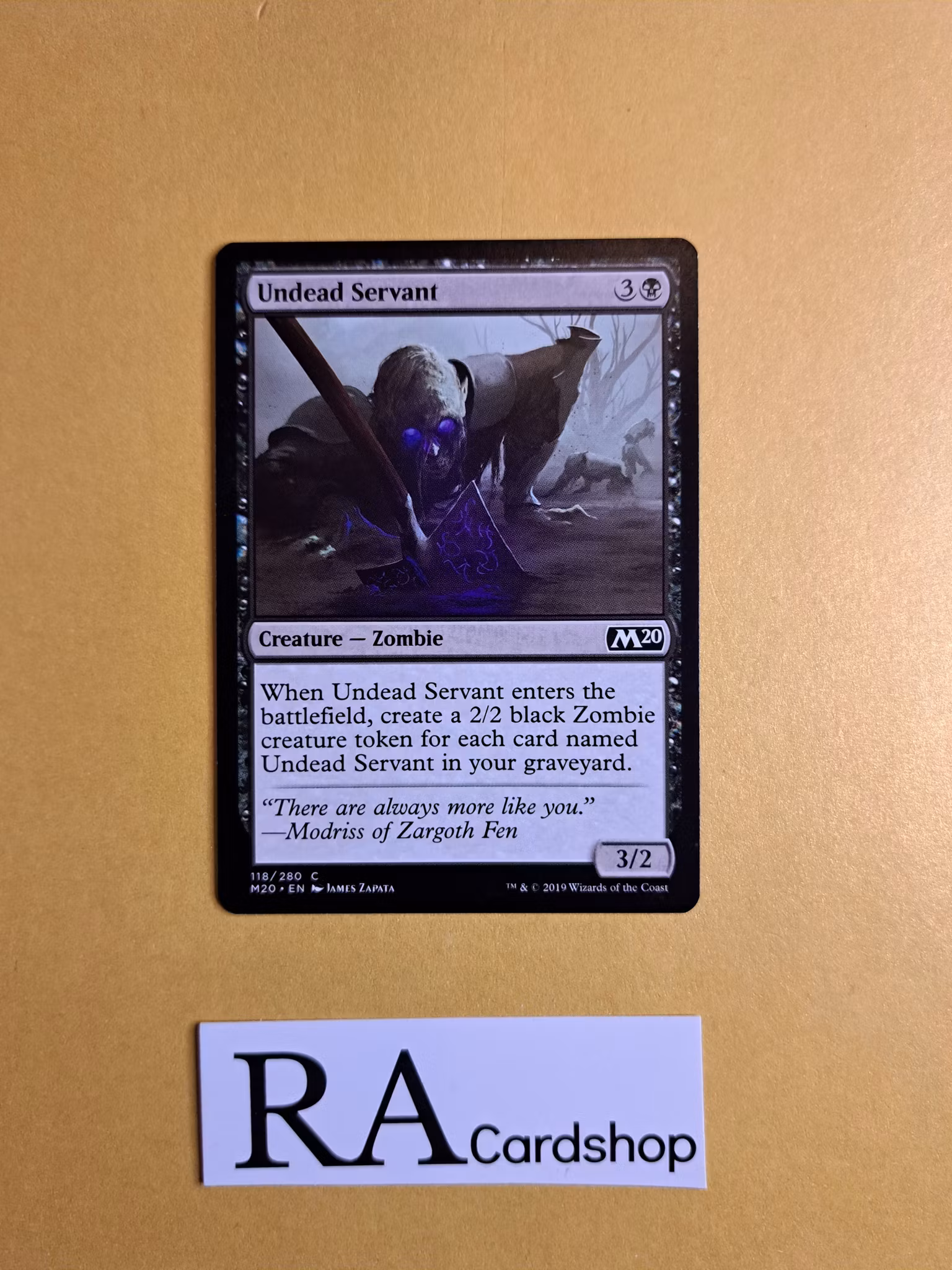 Undead Servant Common 118/280 Core 2020 (M20) Magic the Gathering