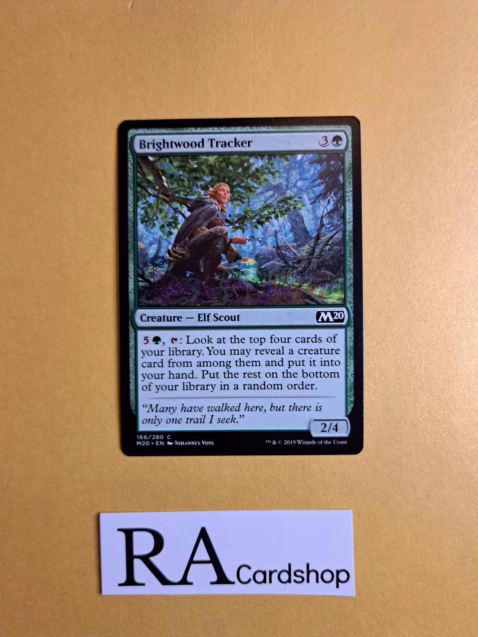 Brightwood Tracker Common 166/280 Core 2020 (M20) Magic the Gathering