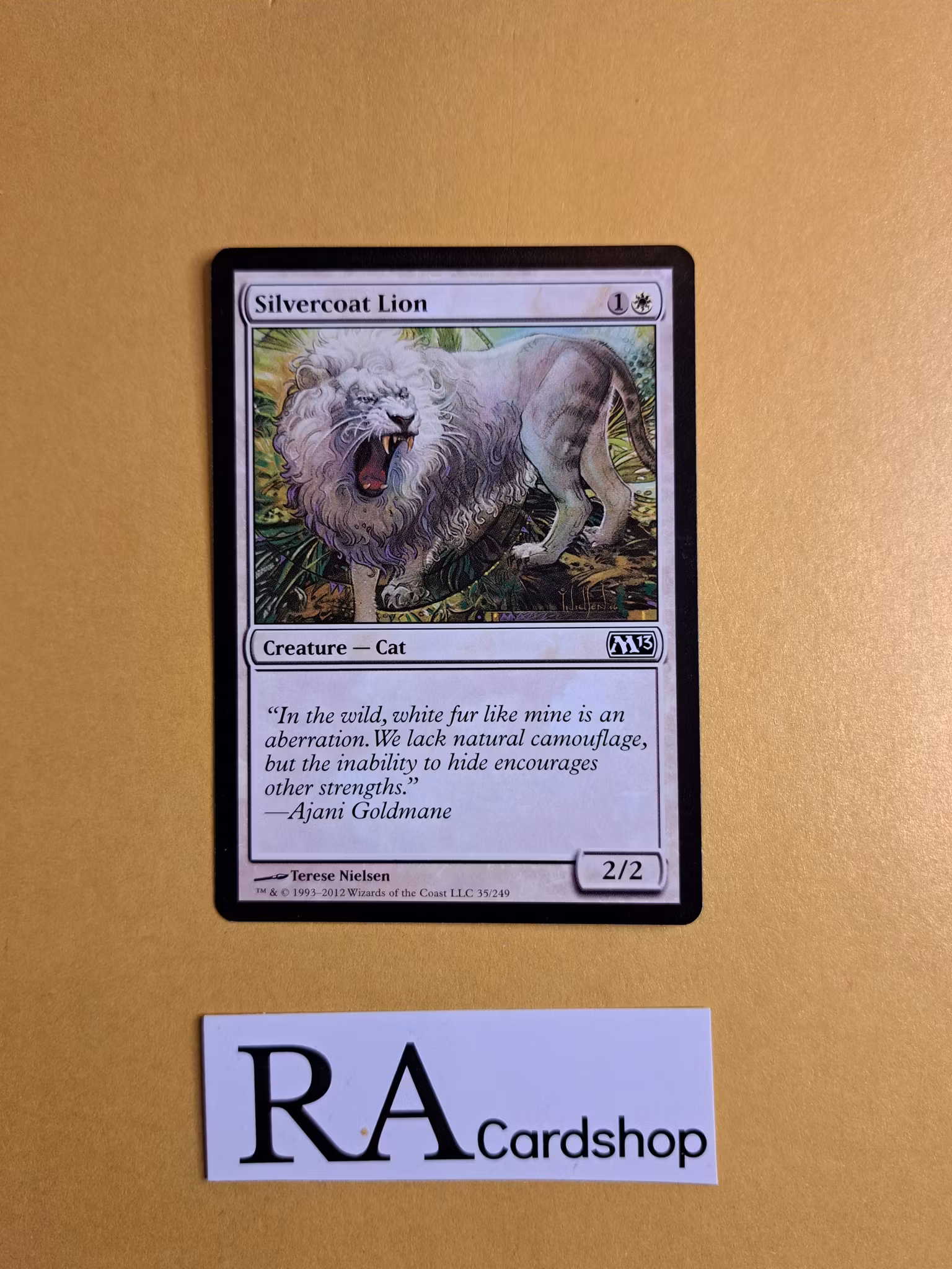 Silvercoat Lion Common 35/249 Core 2013 (M13) Magic the Gathering