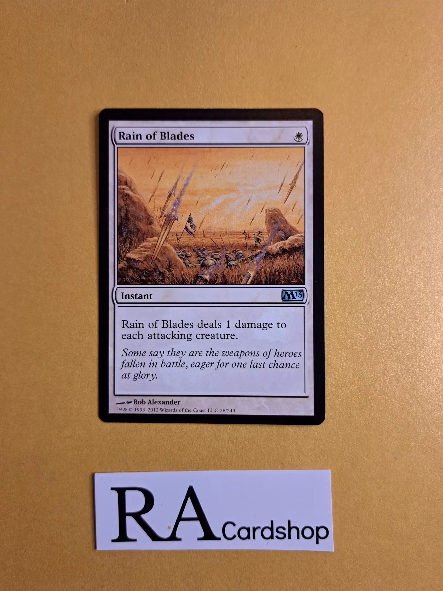 Rain of Blades Uncommon 28/249 Core 2013 (M13) Magic the Gathering