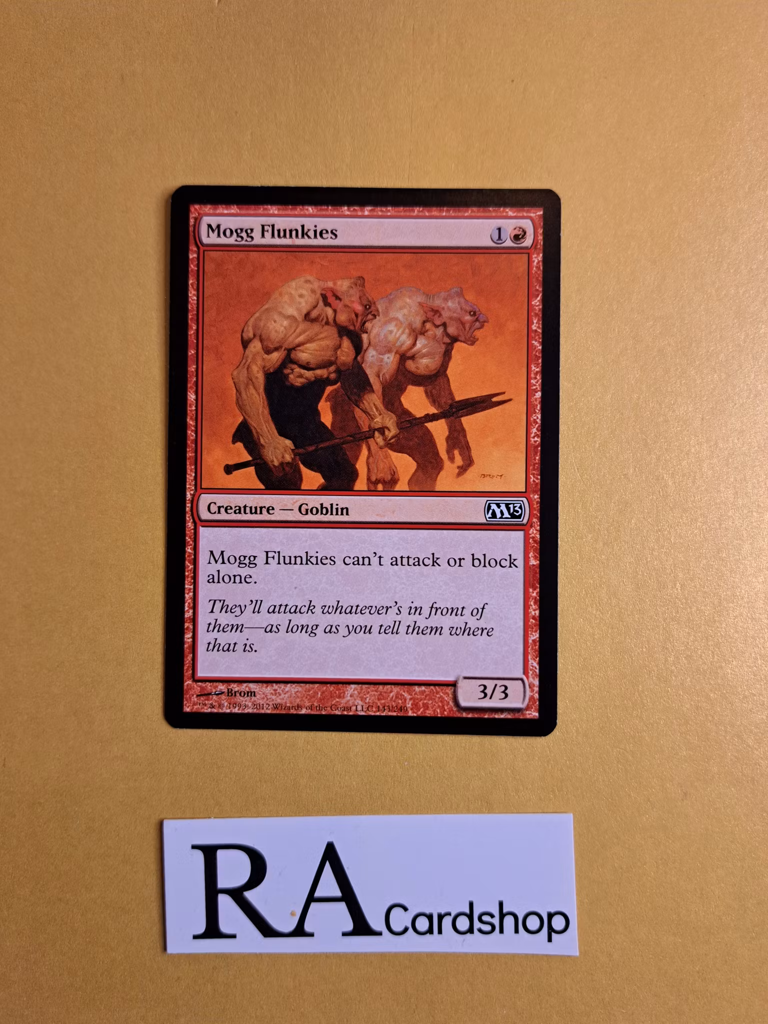 Mogg Flunkies Common 113/249 Core 2013 (M13) Magic the Gathering