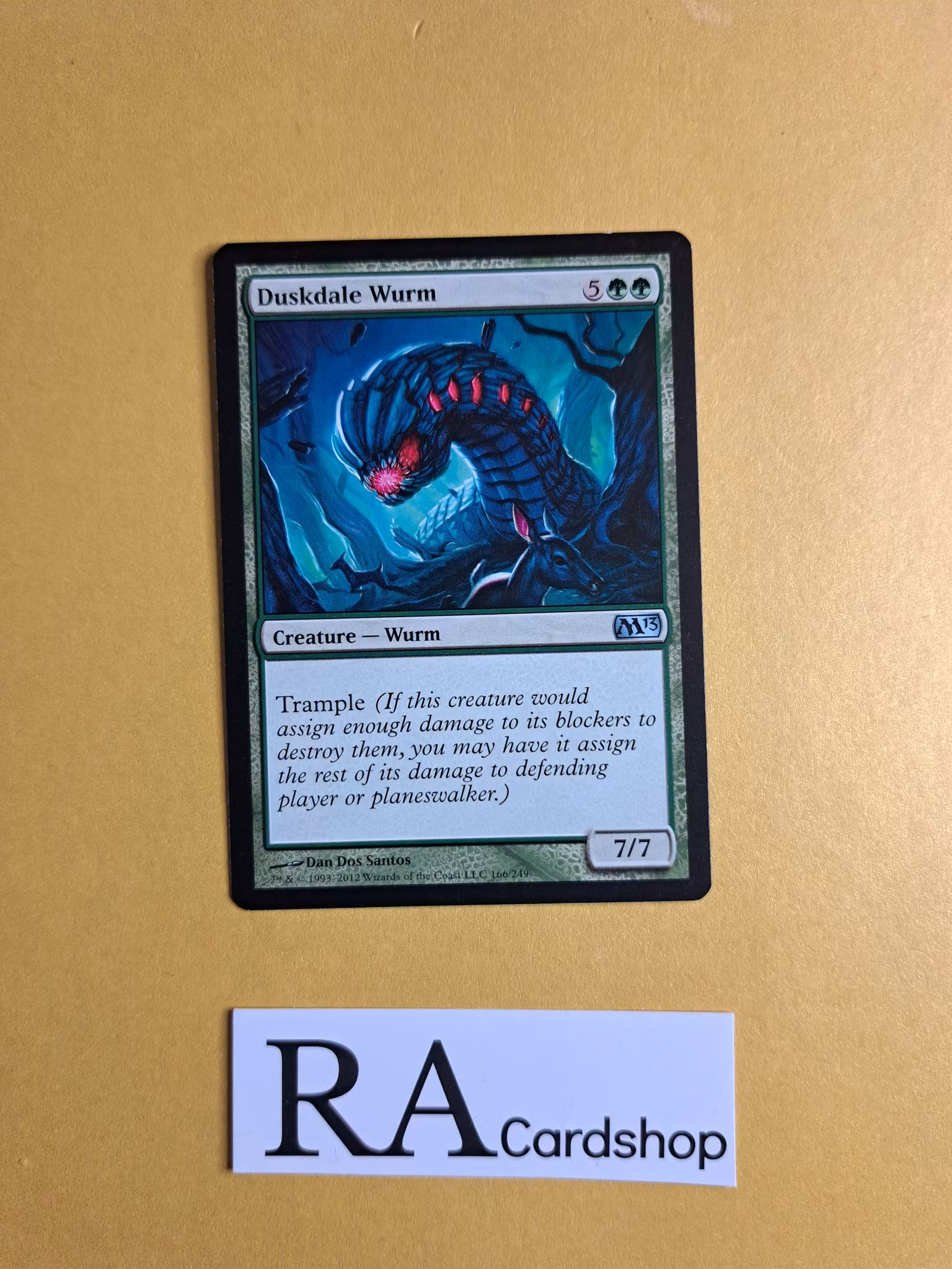 Duskdale Wurm Uncommon 166/249 Core 2013 (M13) Magic the Gathering