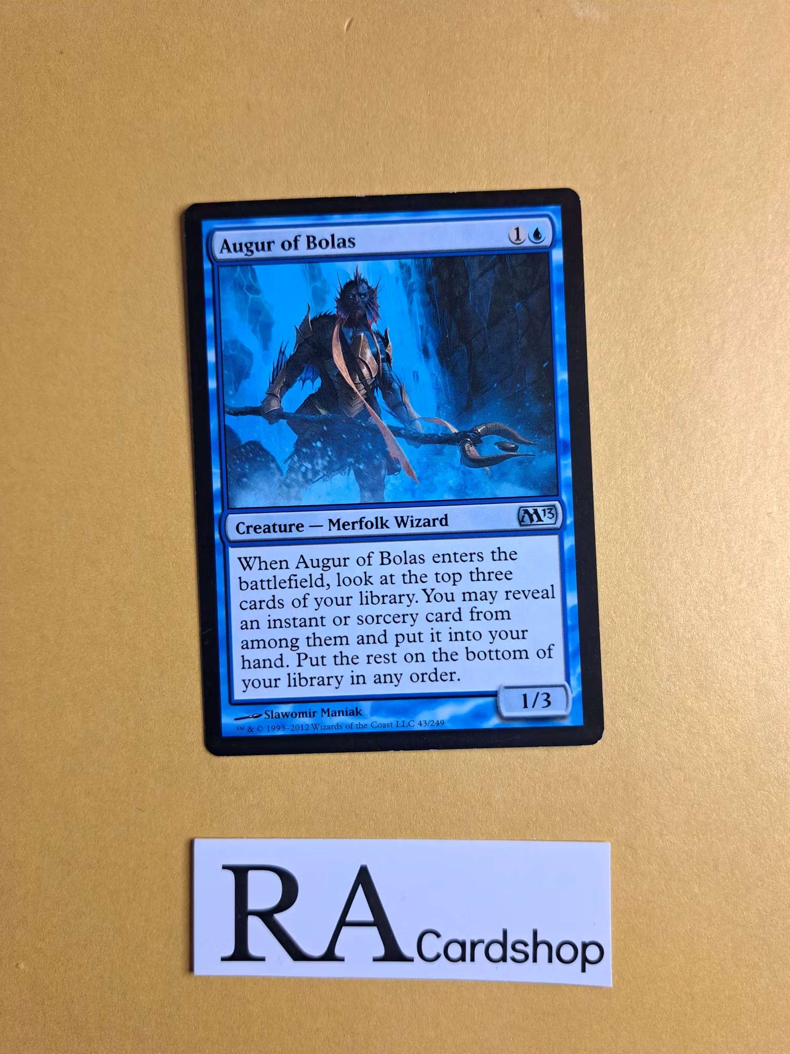 Augur of Bolas Uncommon 43/249 Core 2013 (M13) Magic the Gathering