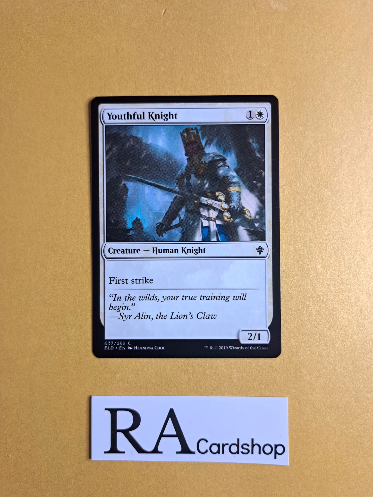 Youthful Knight Common 037/268 Throne of Eldraine (ELD) Magic the Gathering