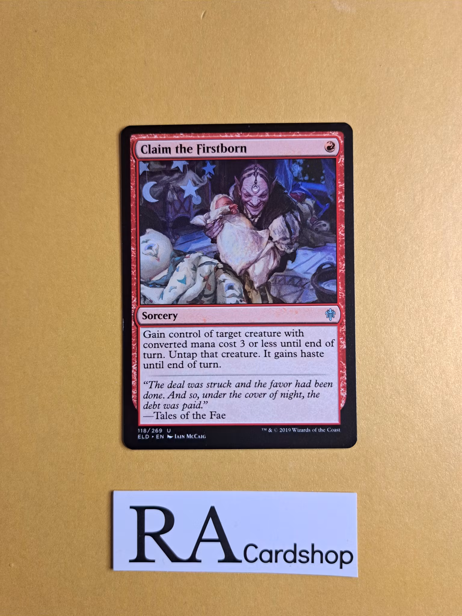 Claim the Firstborn Uncommon 118/268 Throne of Eldraine (ELD) Magic the Gathering