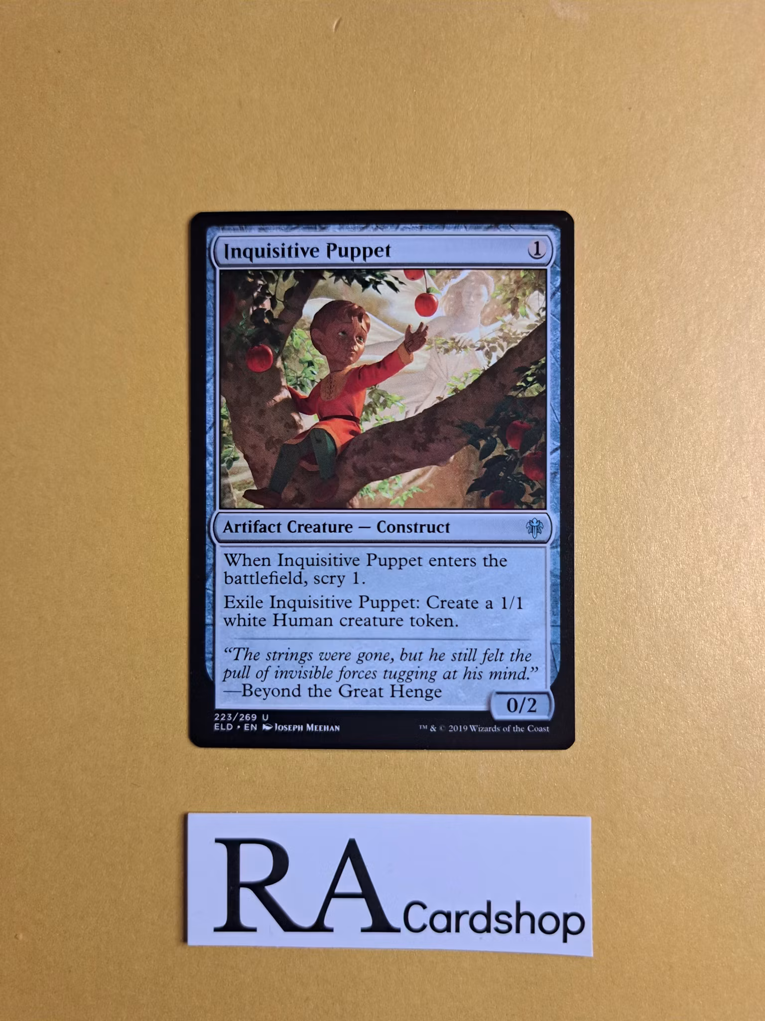 Inquisitive Puppet Uncommon 223/268 Throne of Eldraine (ELD) Magic the Gathering