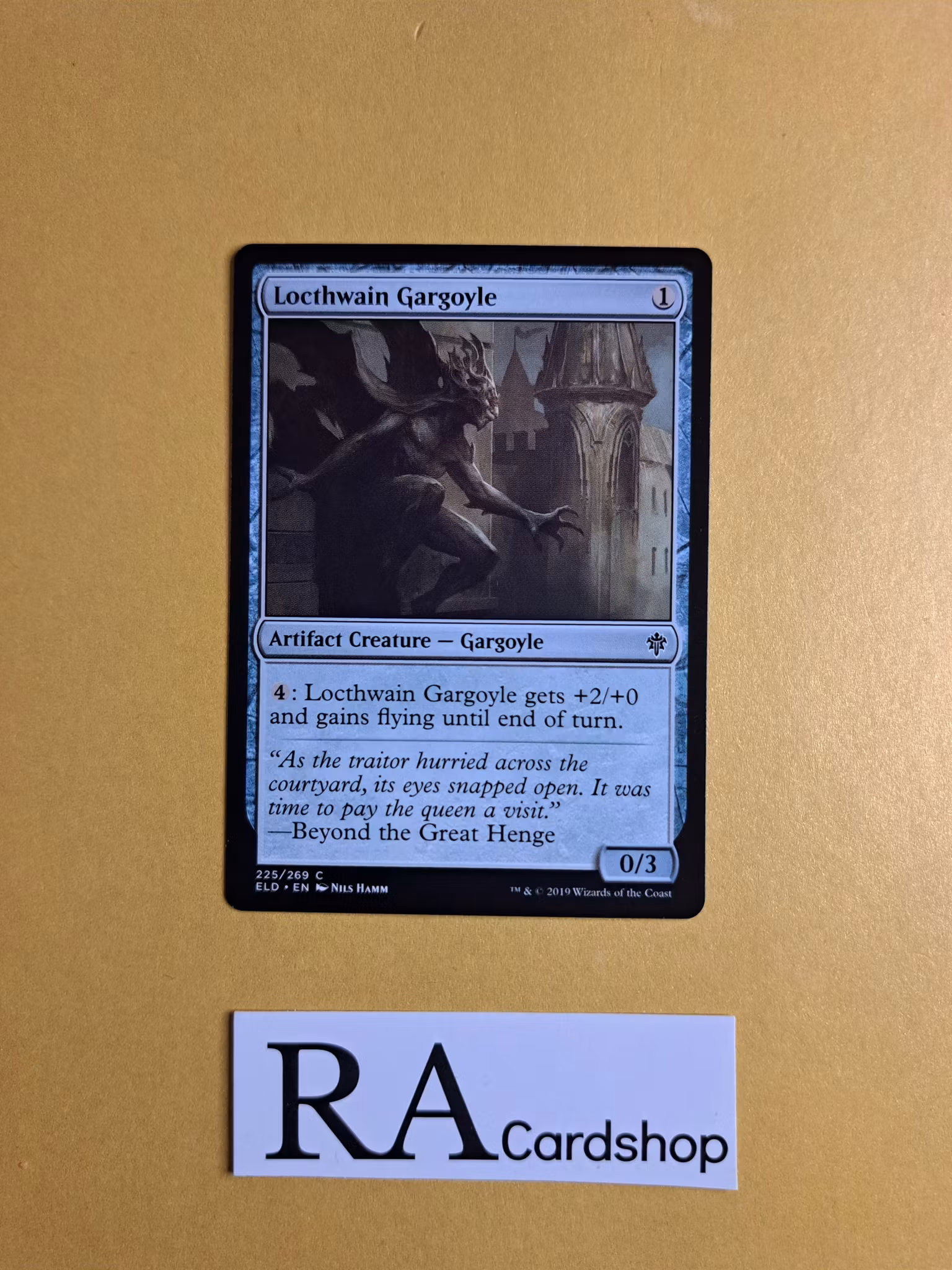 Lochtwain Gargoyle Common 225/268 Throne of Eldraine (ELD) Magic the Gathering