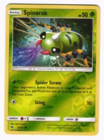 Spinarak Reverse Holo Common 9/214 Lost Thunder Pokemon