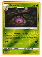 Cascoon Reverse Holo Uncommon 27/214 Lost Thunder Pokemon