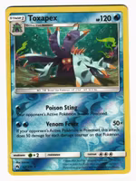 Toxapex Reverse Holo Rare 69/214 Lost Thunder Pokemon