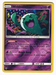 Wobbuffet Reverse Holo Rare 93/214 Lost Thunder Pokemon