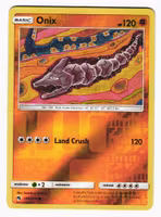 Onix Reverse Holo Common 109/214 Lost Thunder Pokemon