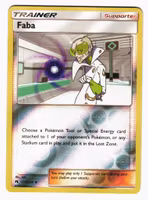 Faba Reverse Holo Uncommon 173/214 Lost Thunder Pokemon