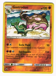 Gastrodon Reverse Holo Uncommon 54/111 Crimson Invasion Pokemon