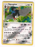 Staraptor Reverse Holo Rare 83/111 Crimson Invasion Pokemon