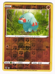 Phanpy Reverse Holo Common 091/195 Silver Tempest Pokemon