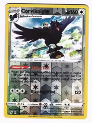 Corviknight Reverse Holo Rare 156/189 Darkness Ablaze Pokemon