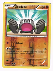 Geodude Reverse Holo Common 45/106 XY Flashfire Pokemon