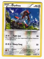 Furfrou Reverse Holo Uncommon 87/106 XY Flashfire Pokemon