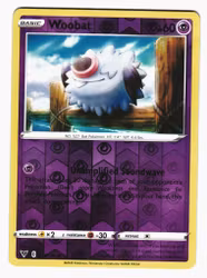 Woobat Reverse Holo Common 073/185 Vivid Voltage Pokemon