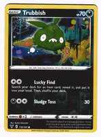 Trubbish Reverse Holo Common 110/185 Vivid Voltage Pokemon