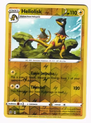 Heliolisk Reverse Holo Uncommon 064/192 Rebel Clash Pokemon