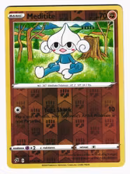 Meditite Reverse Holo Common 097/192 Rebel Clash Pokemon