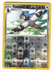 Tranquill Reverse Holo Uncommon 144/192 Rebel Clash Pokemon