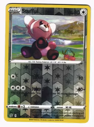 Stufful Reverse Holo Common 149/192 Rebel Clash Pokemon