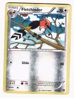 Fletchinder Holo Uncommon 95/114 Steam Siege Pokemon