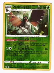 Decidueye Reverse Holo Rare 008/072 Shining Fates Pokemon