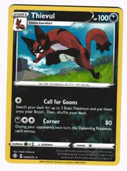 Thievul Reverse Holo Rare 048/072 Shining Fates Pokemon