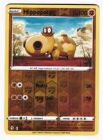 Hippopotas Reverse Holo Common 084/203 Evolving Skies Pokemon