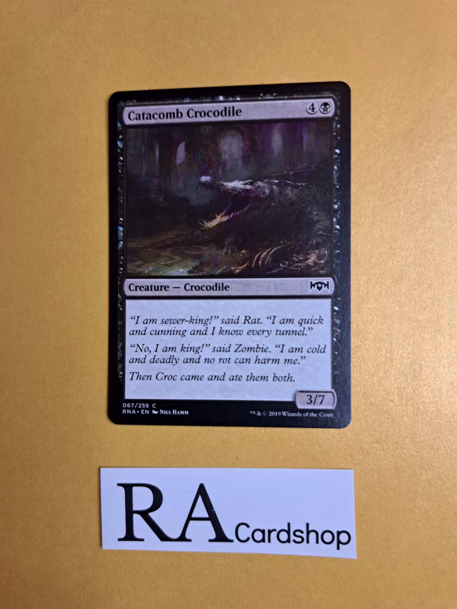 Catacomb Crocodile Common 067/259 Ravnica Allegiance (RNA) Magic the Gathering