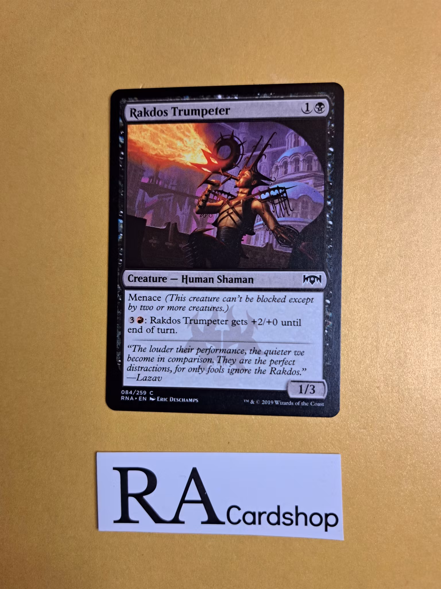 Rakdos Trumpeter Common 084/259 Ravnica Allegiance (RNA) Magic the Gathering