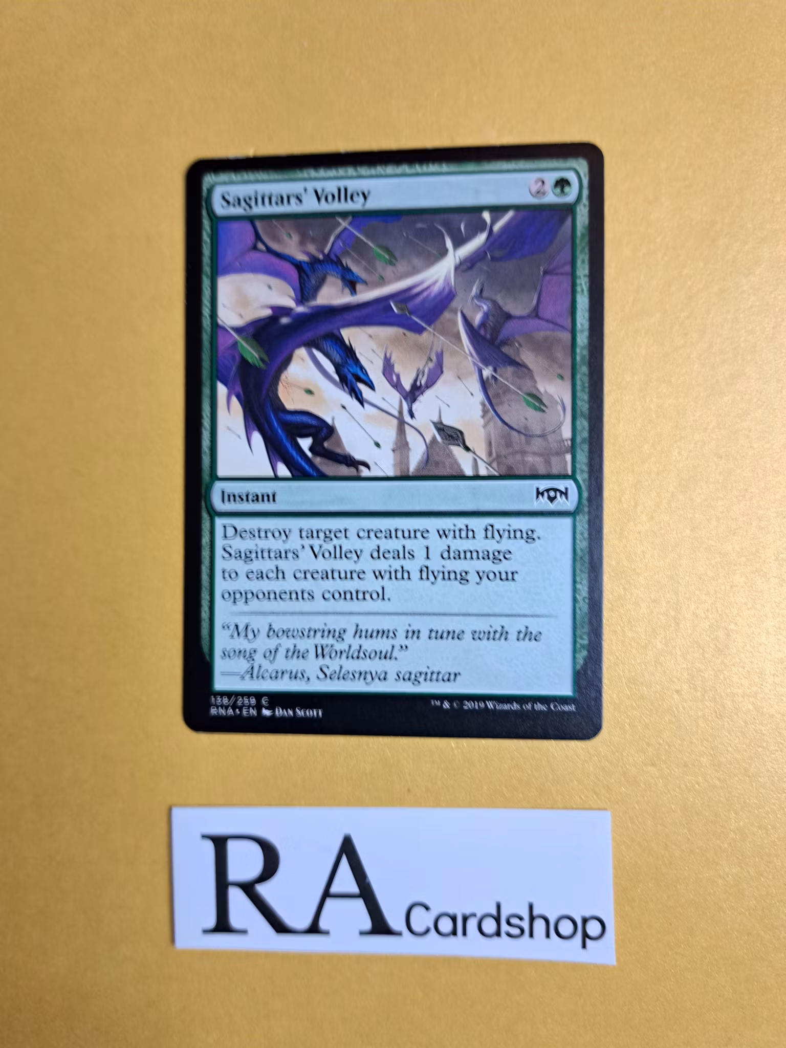 Sagittars Volley Common 138/259 Ravnica Allegiance (RNA) Magic the Gathering