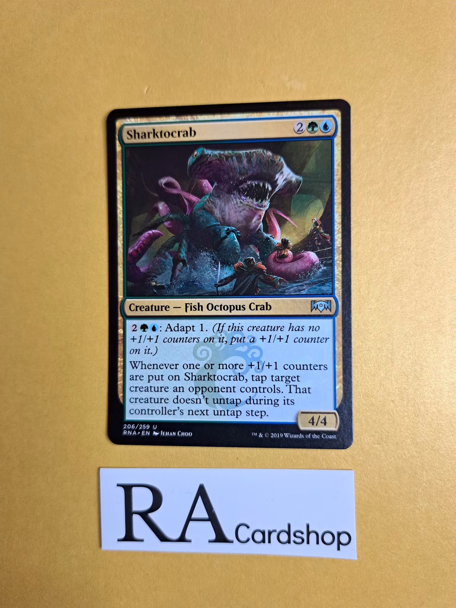 Sharktocrab Uncommon 206/259 Ravnica Allegiance (RNA) Magic the Gathering