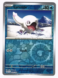 Cetoddle Reverse Holo Common 058/198 Scarlet & Violet Pokemon