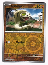 Silicobra Reverse Holo Common 119/198 Scarlet & Violet Pokemon