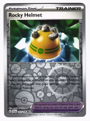Rocky Helmet Reverse Holo Uncommon 193/198 Scarlet & Violet Pokemon