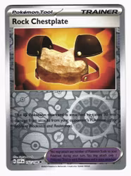 Rock Chestplate Reverse Holo Uncommon 192/198 Scarlet & Violet Pokemon