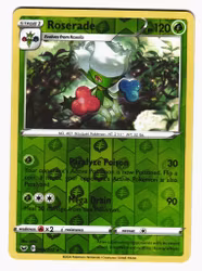 Roserade Reverse Holo Rare 004/202 Sword & Shield Pokemon