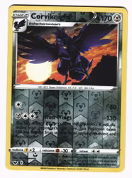 Corviknight Reverse Holo Rare 135/202 Sword & Shield Pokemon