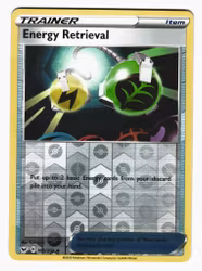 Energy Retrieval Reverse Holo Uncommon 160/202 Sword & Shield Pokemon