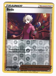 Bede Reverse Holo Uncommon 157/202 Sword & Shield Pokemon