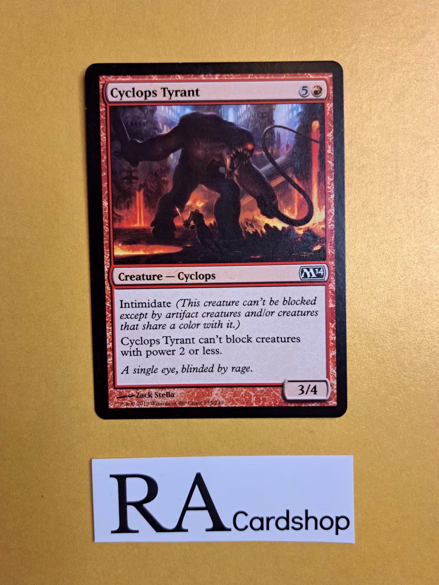 Cyclops Tyrant Common 135/249 Magic 2014 (M14) Magic the Gathering