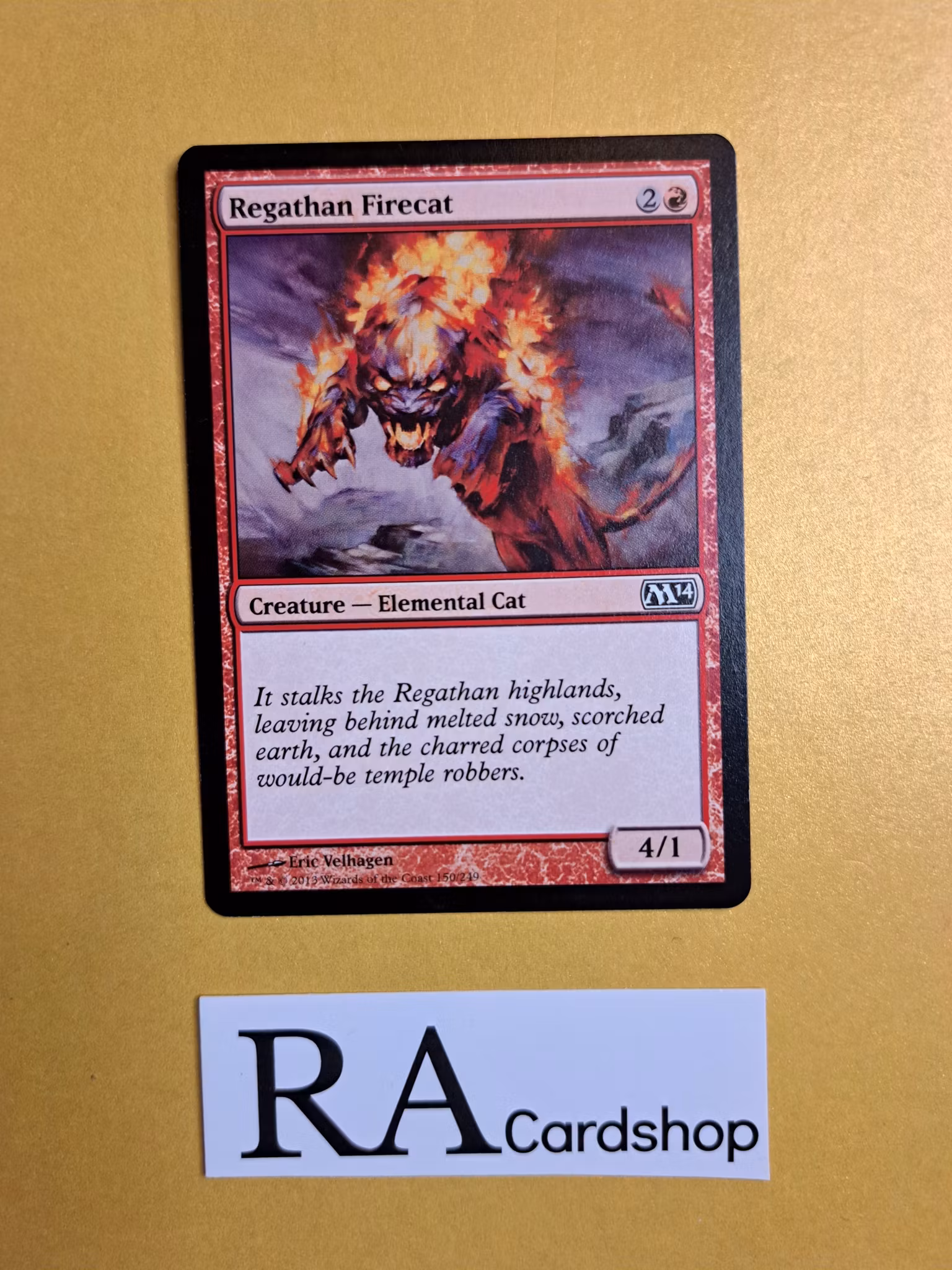 Regathan Firecat Common 150/249 Magic 2014 (M14) Magic the Gathering