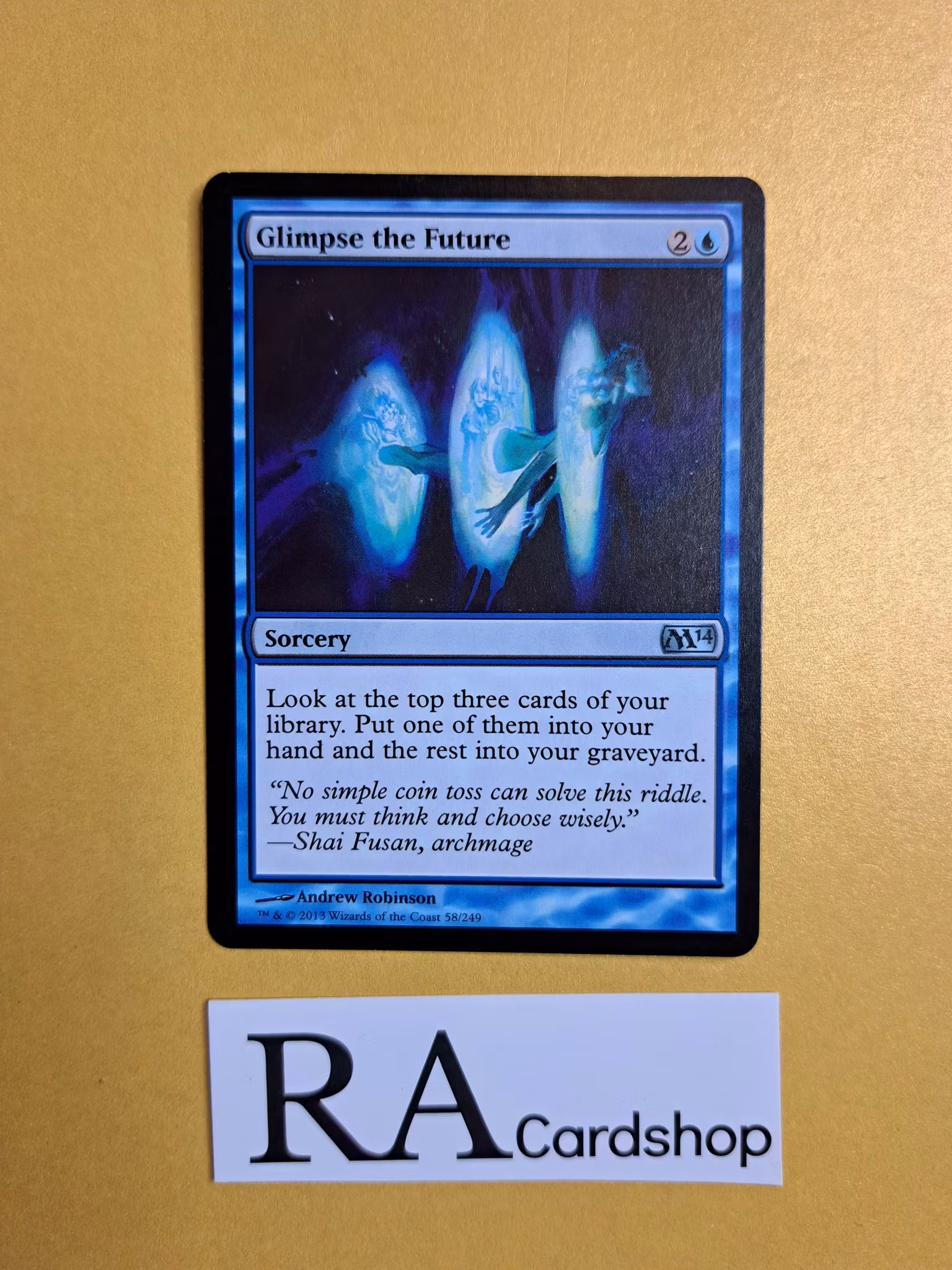 Glimpse the Future Common 58/249 Magic 2014 (M14) Magic the Gathering