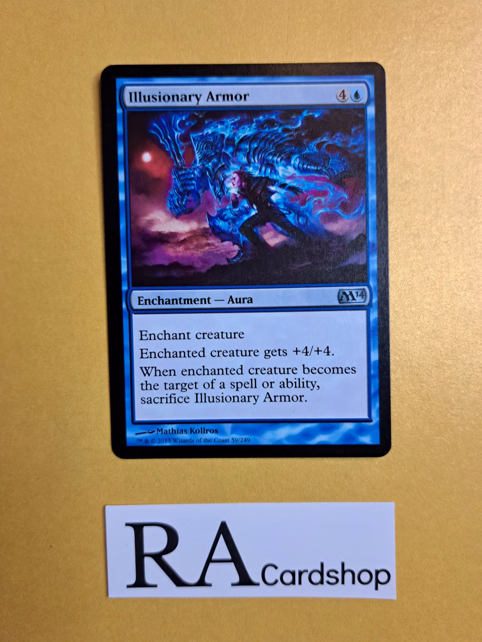 Illusionary Armor Common 59/249 Magic 2014 (M14) Magic the Gathering