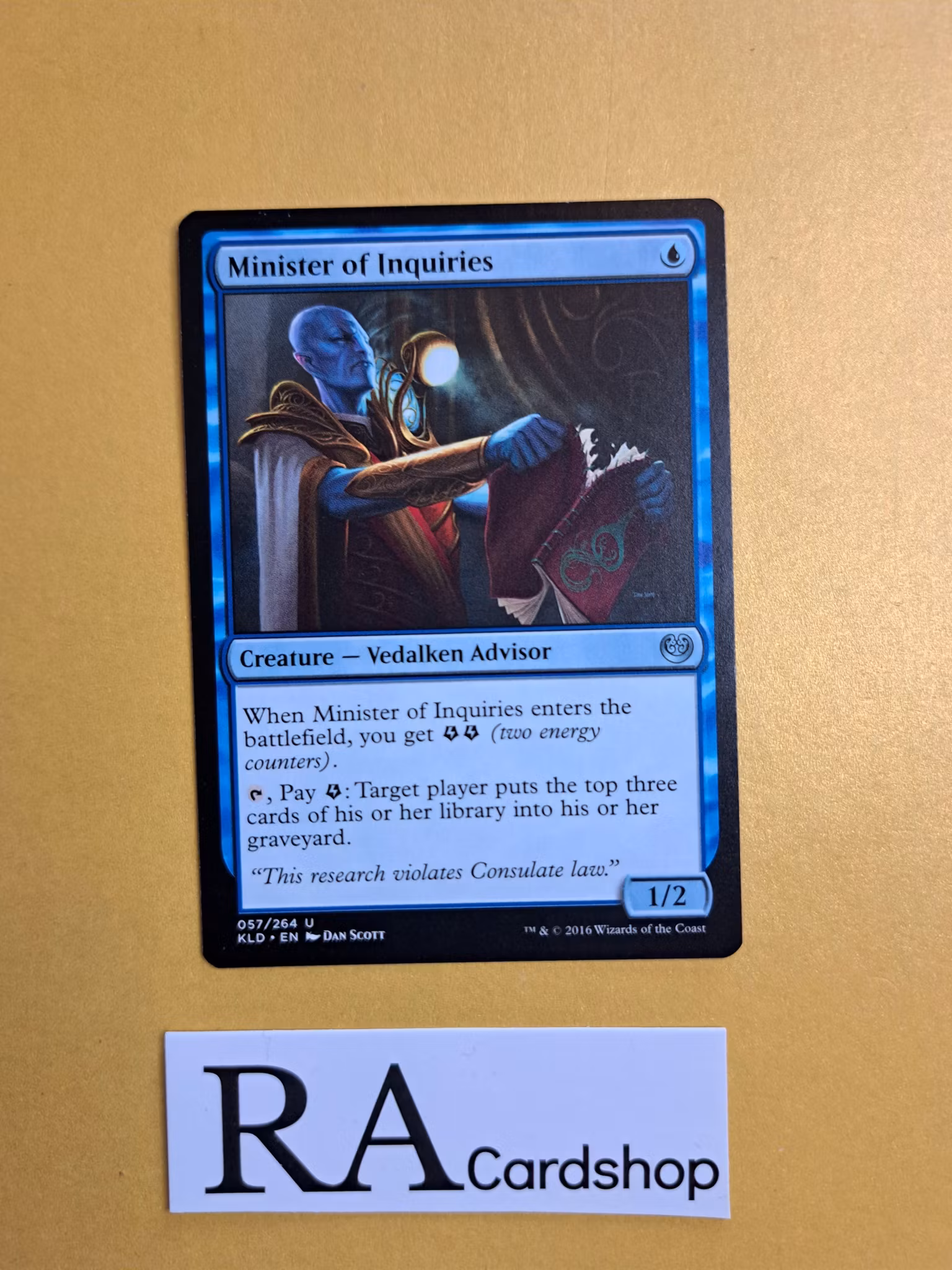 Minister of Inquiries Uncommon 057/264 Kaladesh (KLD) Magic the Gathering
